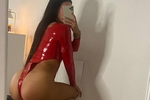 Chaturbate dakota_blare - red latex bodysuit
